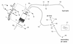 OEM Frame Parts Schematics - Fuel Vapour Recover System