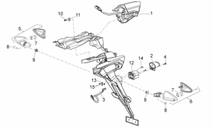 OEM Frame Parts Schematics - Rear Lights