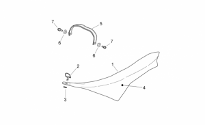 OEM Frame Parts Schematics - Saddle