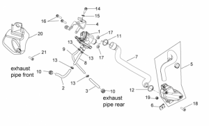 OEM Frame Parts Schematics - Secondary Air