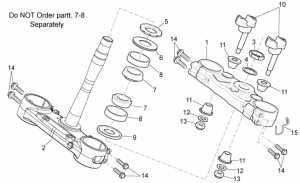 OEM Frame Parts Schematics - Steering