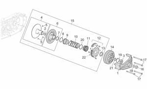 Engine - Pulley Assy., Driven