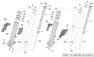 Frame - Kaifa Front Fork - Hubs, Sleeves