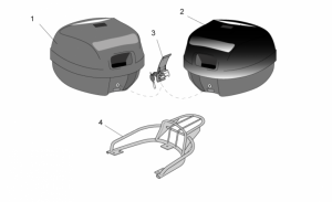 Genuine Aprilia Accessories - Acc. - Top/Cases, Side Cases