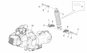 Engine - Engine - Rear Shock Absorber