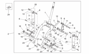 Frame - Front Shock Absorber