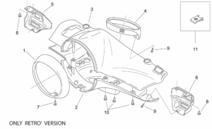 Frame - Headlight Support - Retro'