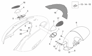 Frame - Rear Body - Mudguard