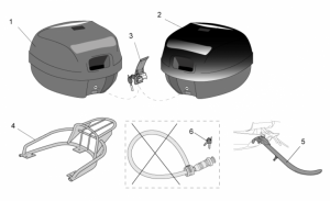 Genuine Aprilia Accessories - Acc. - Top/Cases-Various