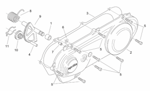 Engine - Cover - Kick Starter