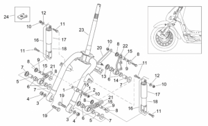 Frame - Front Shock Absorber