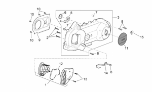 Engine - Variator Cover