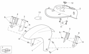 Frame - Front Body - Front Mudguard