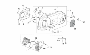 Engine - Variator Cover