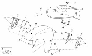 Frame - Front Body - Front Mudguard