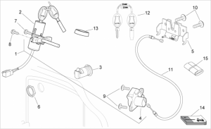 Frame - Lock Hardware Kit