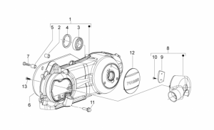 Engine - Variator Cover