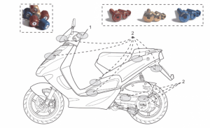 Genuine Aprilia Accessories - Acc. - Cyclistic Components
