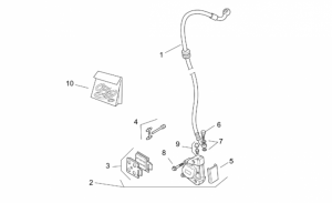 Frame - Front Brake Caliper