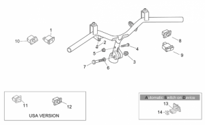 Frame - Handlebar - Buttons