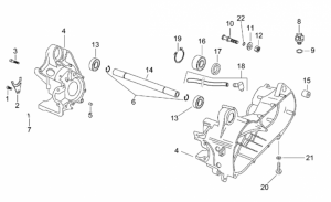 Engine - Central Crank-Case Set