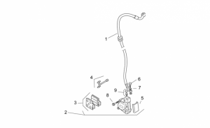 Frame - Front Brake Caliper