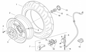 Frame - Rear Wheel - Disc Brake