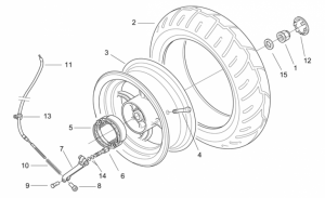 Frame - Rear Wheel - Drum Brake