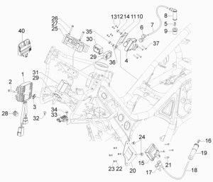 Electrical System - Voltage Regulators - Electronic Control Units (Ecu) - H.T. Coil