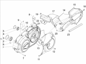 Engine - Crankcase Cover - Crankcase Cooling