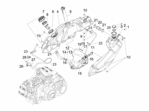 Frame - Plastic Parts - Coachwork - Fuel Tank