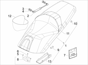 Frame - Plastic Parts - Coachwork - Saddle/Seats - Tool Roll