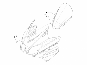 Frame - Plastic Parts - Coachwork - Windshield - Glass