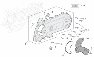 Engine - Variator Cover