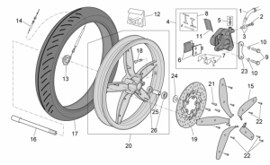 Frame - Front Wheel - Disc Brake