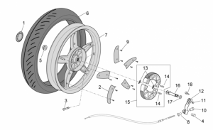 Frame - Rear Wheel - Drum Brake