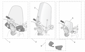 Genuine Aprilia Accessories - Acc. - Windshields