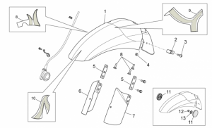 Frame - Front Body - Front Mudguard