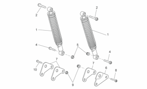 Frame - Rear Shock Absorber