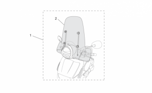 Genuine Aprilia Accessories - Acc. - Windshields