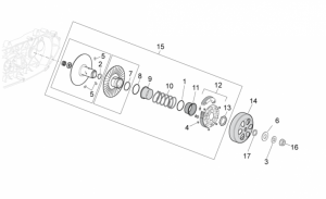 Engine - Pulley Assy., Driven