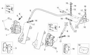 Frame - Front Brake Caliper