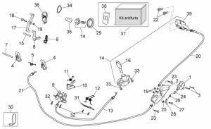 Frame - Lock Hardware Kit