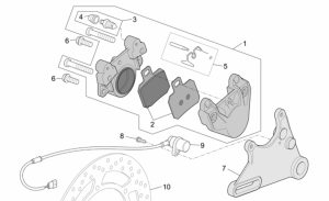 Frame - Rear Brake Caliper