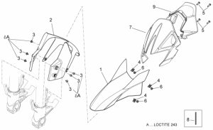 Frame - Front Body - Front Mudguard