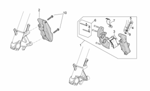 Frame - Front Brake Caliper