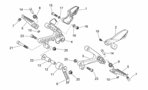 Frame - Front Footrests