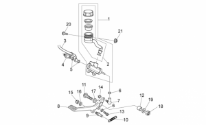 Frame - Rear Master Cylinder