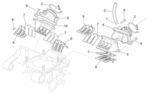 Engine - Carburettor Flange