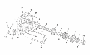 Engine - Primary Gear Shaft